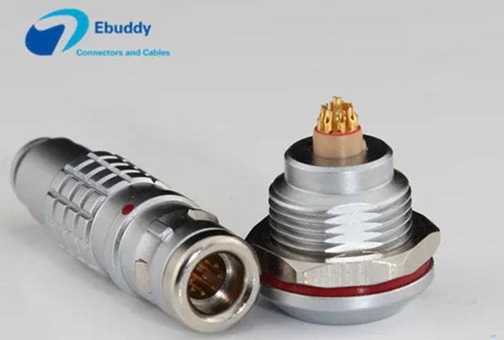 บล็อกบริษัทล่าสุดเกี่ยวกับ Push Pull Circular Connectors: Why Self‑Latching Interconnects Dominate High‑Reliability Equipment