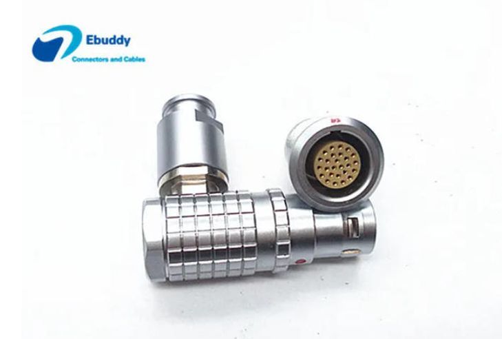 บล็อกบริษัทล่าสุดเกี่ยวกับ Right Angle Circular Connectors: Space‑Saving Interconnects for Compact Equipment