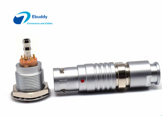 ซื้อ IP50 ของเหลวและตัวเชื่อมต่อไฟฟ้า Lemo 2B 8pin ไฟฟ้า 1pin ของไหลสำหรับเครื่องมือ การผลิตออนไลน์