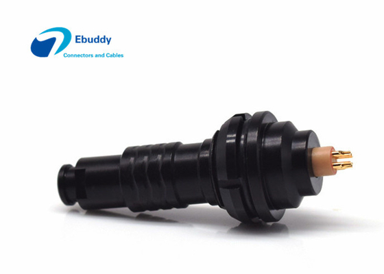 ซื้อ 0K 4pin Black Chromed Connectors FGG Plug and EEG Panel Socket IP68 Waterproof การผลิตออนไลน์