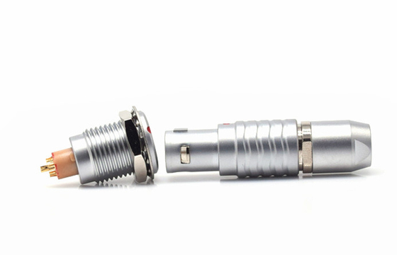 ซื้อ 10pin FGG EGG Lemo Cable Connector Push Pull Metal IP65 Receptacle and Socket การผลิตออนไลน์