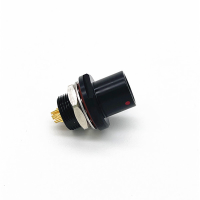 ซื้อ IP68 ขั้วต่อสายเคเบิลฟิสเชอร์ตัวผู้ 5 พิน เต้ารับยื่นด้านหน้า การผลิตออนไลน์