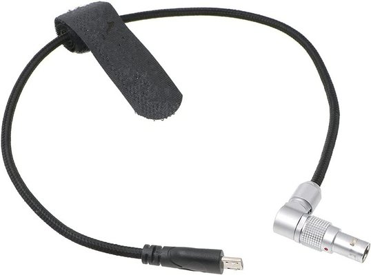 ซื้อ Lemos 2 ขาหมุนได้มุมขวาเป็นสายไฟ Micro USB สำหรับ ARRI Z CAM E2 Flagship ถึง Nucleus Nano ลวดถัก online manufacture
