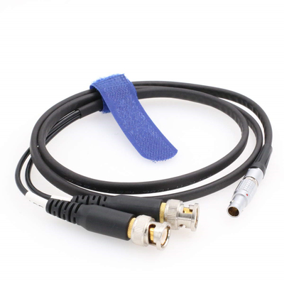 ซื้อ อุปกรณ์เสียง XL-LB2 0B 5pin มุมขวาไปยัง Double BNC Time Code Input Output Cable 60cm online manufacture
