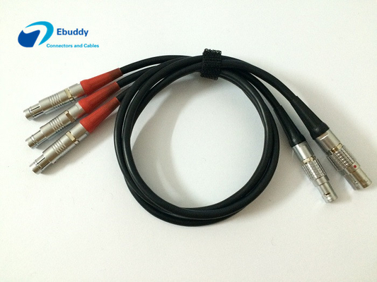 ซื้อ บริการประกอบสายเคเบิลแบบกำหนดเอง 3 Pin Fischer ถึง 0B 2 Pin Lemo สำหรับ Bartech / Teradek การผลิตออนไลน์