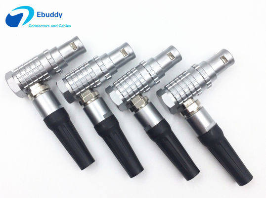 คุณภาพ  LEMO Metal Circular Connector FHG 1B 2 3 4 5 6 7 8 10 14 16 Pin Right Angle Connector Male โรงงาน