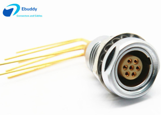 ซื้อ Circular ใบเชื่อมต่อ Lemo Cable Multicore Push Pull Connector ปลั๊กตัวเมีย 7 พิน การผลิตออนไลน์