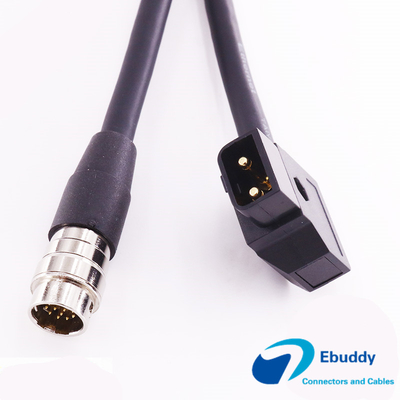 ซื้อ 12pin ชายไปที่ 2pin d-tap ชายสายสำหรับแหล่งจ่ายไฟกล้อง online manufacture