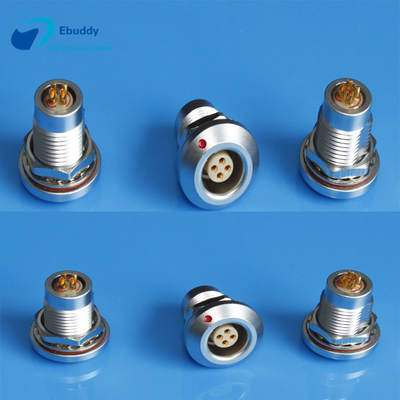 ซื้อ WaterTight HGG 4 Pin Lemo ขั้วต่อ B Series หมุดสุญญากาศ การผลิตออนไลน์