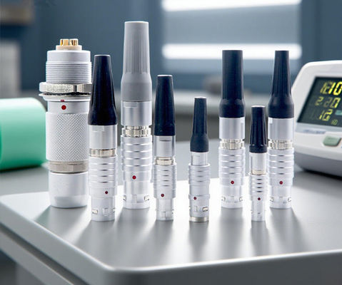 ซื้อ Lemo compatible B series Circula Self Lock Push Pull Connector for Test and Measurement Deivces online manufacture