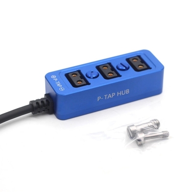 ซื้อ D-tap Camera power 3 way splitter Power Tap to 3 Female D-Tap P-Tap Hub เคสโลหะพร้อมสกรู 1/4 