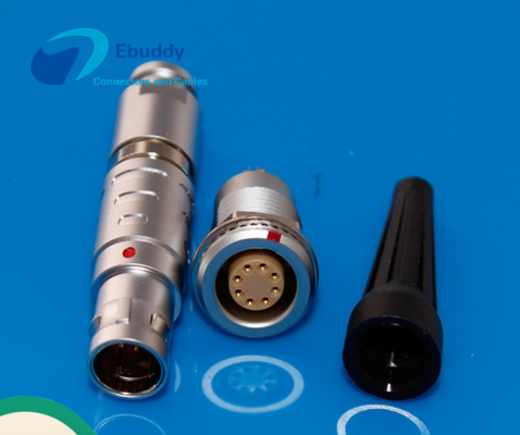 ซื้อ M15 2B ปลั๊ก FGG PPS ขั้วต่อสัญญาณ 8 พินเปลือกทองเหลือง การผลิตออนไลน์