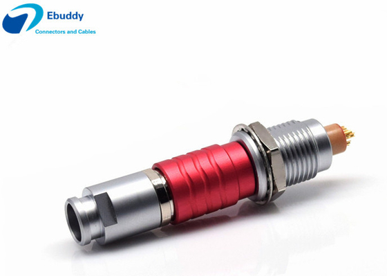 ซื้อ ตัวเชื่อมต่อ Lemo Circular สีแดงตัวเชื่อมต่อ B Series Plug FGG EGG Connectors การผลิตออนไลน์