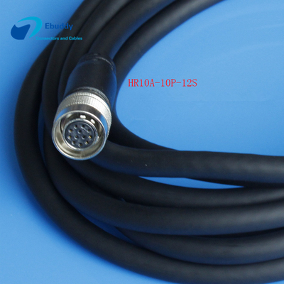 สายเชื่อมต่อกล้อง 12 สายสำหรับกล้อง CCD พาวเวอร์ซัพพลาย HR10A-10P-12S